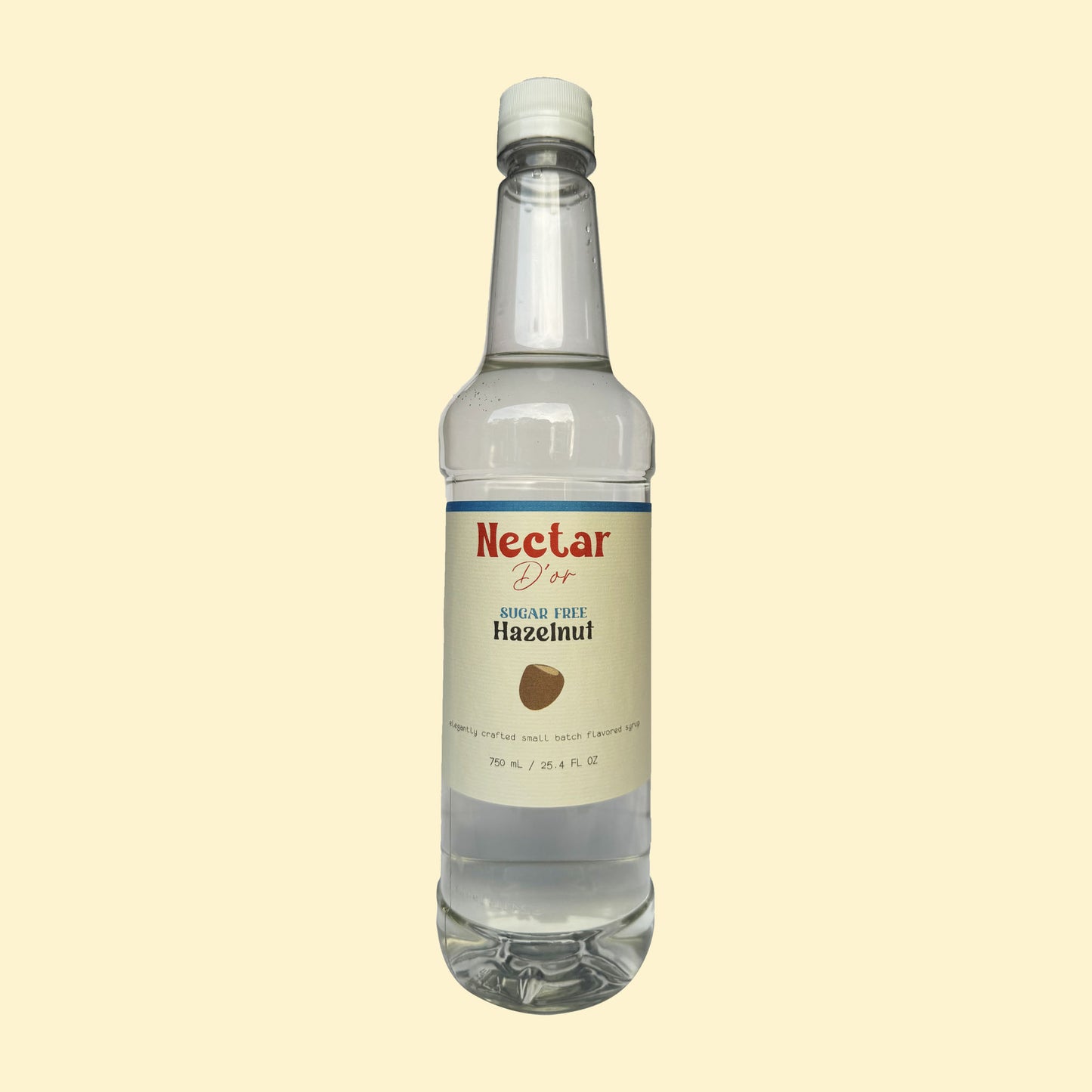 Sugar Free Hazelnut Flavored Syrup 750mL